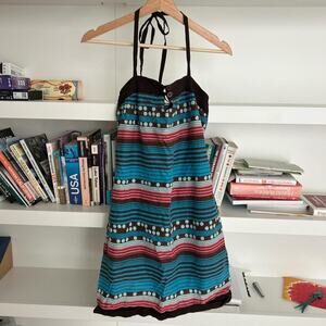 Volcom Multi coloured striped midi dress